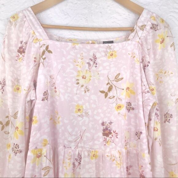 Art Class Pastel Pink Floral Dress-cut Out Back - Picture 12 of 16